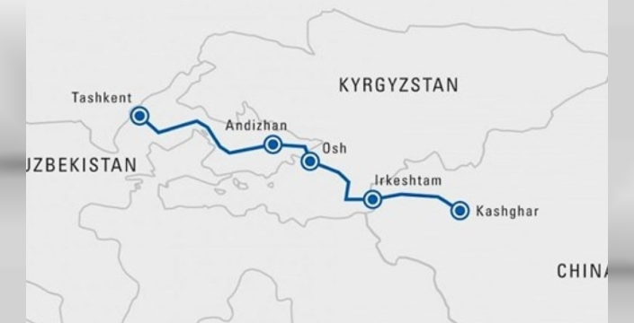 Çin-Kırgızistan-Özbekistan demiryolu projesi için inşaat başladı