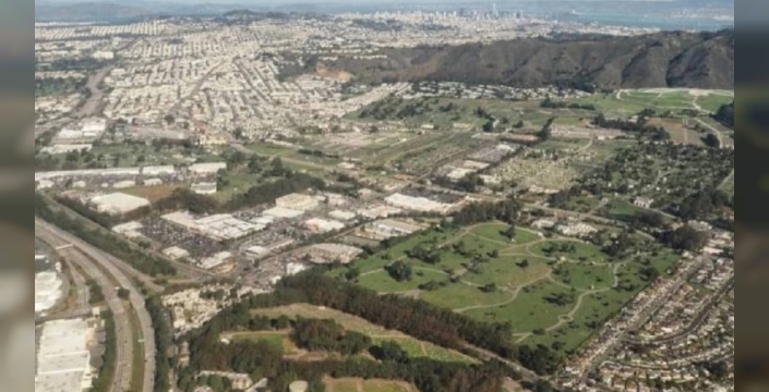 Colma kasabasında 1,5 milyon mezar bulunuyor