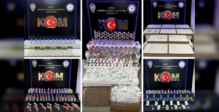 Denizli'de kaçakçılık operasyonunda iki kişi tutuklandı
