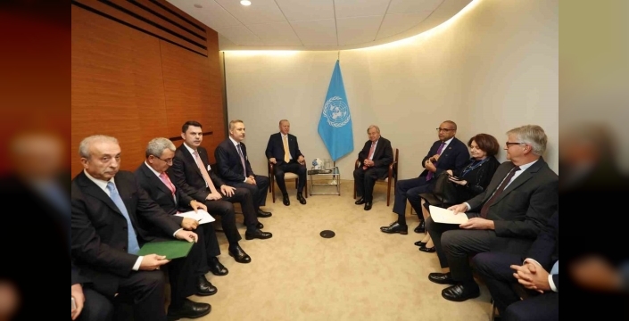 Erdoğan, BM Genel Sekreteri Guterres ile görüştü