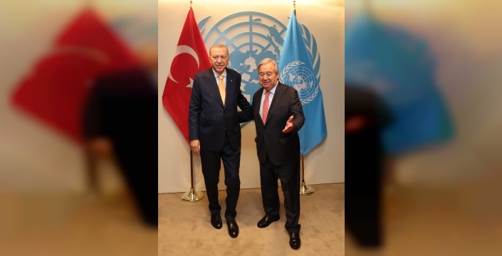 Erdoğan'dan Guterres'e: Gemilerin hedef alınmasından rahatsızız