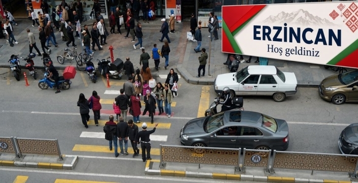 Erzincan'da kilometrekareye düşen kişi sayısı az