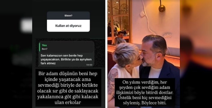 Feyza Altun, eşinin mesajlarını ifşa etti