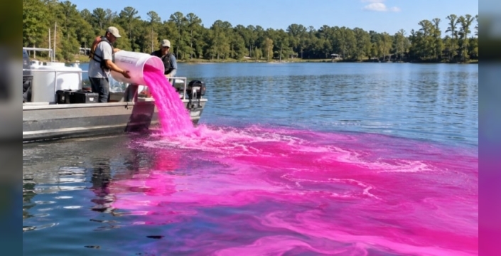 Florida'daki göl deneyinde suyun hareketi belirlendi