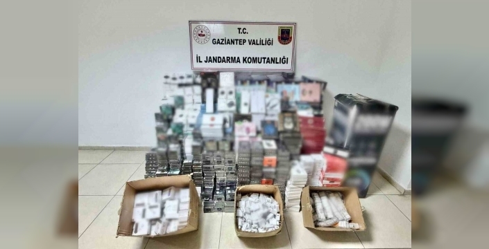 Gaziantep'te 4 milyon TL değerinde kaçak eşya ele geçirildi