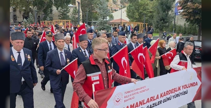 Gaziler Günü'nde Kütahya'da kardeşlik yürüyüşü