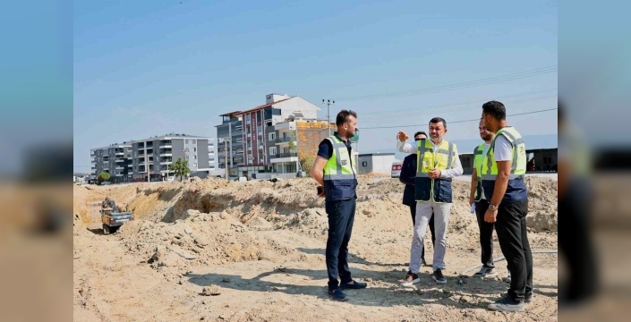 Gümüşler'de köprülü kavşak projesi başladı