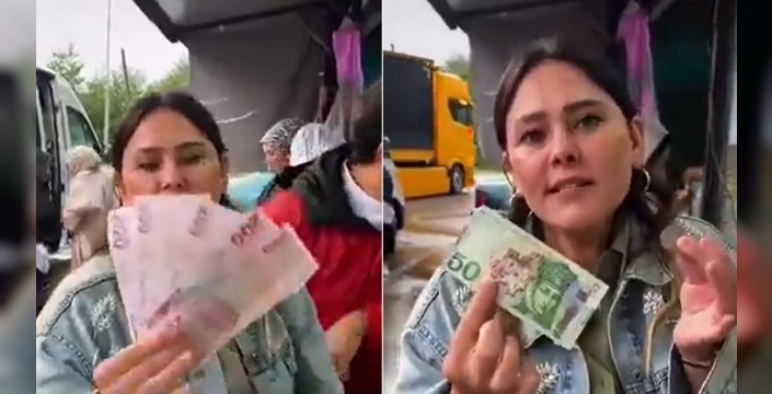 Gürcistan'da 1000 TL'ye 52 Lari alan kadın isyan etti