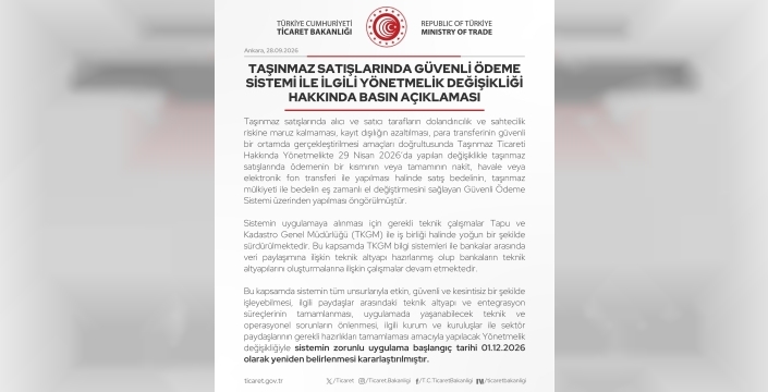 Güvenli Ödeme Sistemi, 1 Aralık'tan itibaren zorunlu olacak