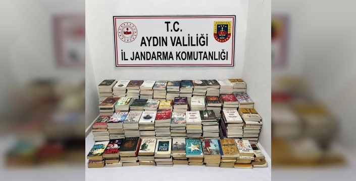 Güzelçamlı'da bandrolsüz 658 kitap ele geçirildi
