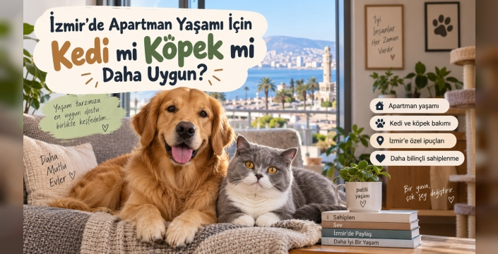 İzmir’de Apartman Yaşamı İçin Kedi mi Köpek mi Daha Uygun?