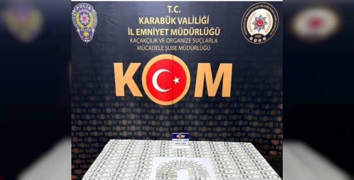 Karabük'te 11 bin 700 sahte dolar bulundu