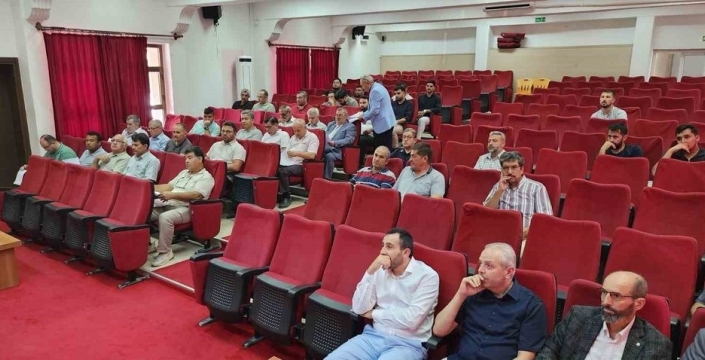 Köyceğiz Müftülüğü'nde yeni müftü ile toplantı yapıldı