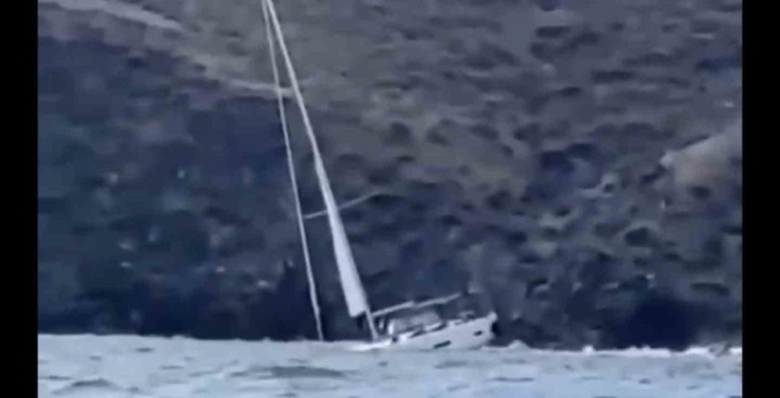 Koyun Adası'nda mahsur kalan iki kişi kurtarıldı