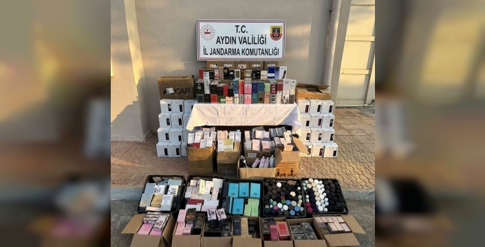 Kuşadası'nda 4 milyon TL değerinde kaçak kozmetik ürünler bulundu