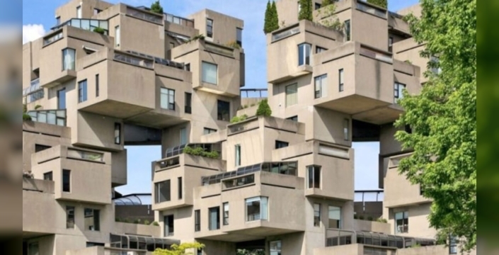 Lego ile inşa edilen Habitat 67, sorunlar yaşıyor