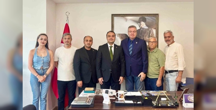 Menteşe Kaymakamı Budan, gazeteciler cemiyetini ziyaret etti