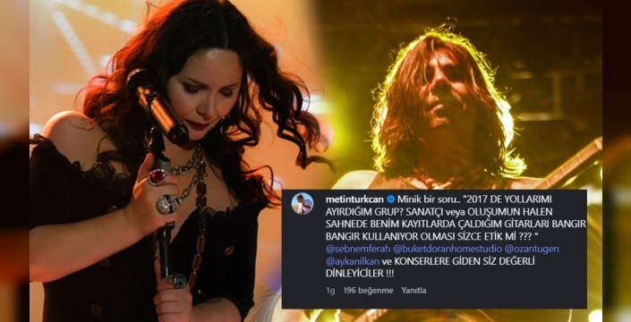 Metin Türkcan'dan Şebnem Ferah'a gitar kayıtları tepkisi