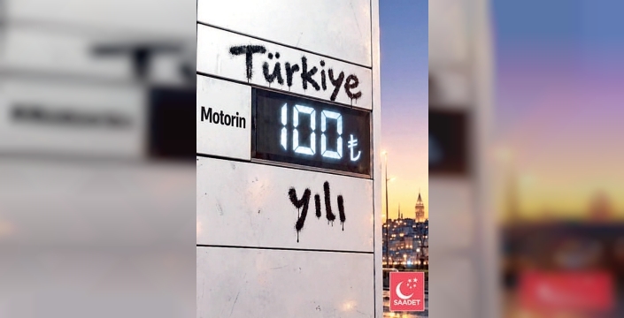 Motorin litresi 100 lirayı aştı