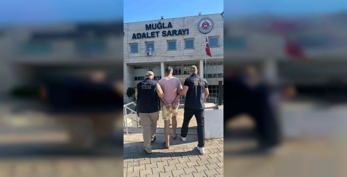 Muğla'da 6 yıl 10 ay hapis cezası olan kişi yakalandı