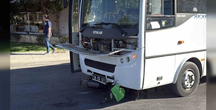 Muğla’da elektrikli bisiklet ile otobüs çarpıştı: 1 yaralı