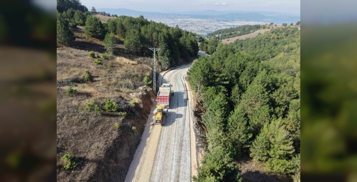 Osmangazi ilçesinde yol yenileme çalışmaları sürüyor