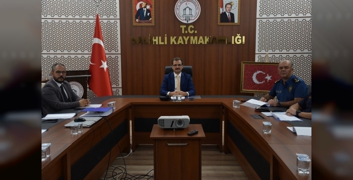 Salihli'de 2026-KPSS için güvenlik toplantısı yapıldı