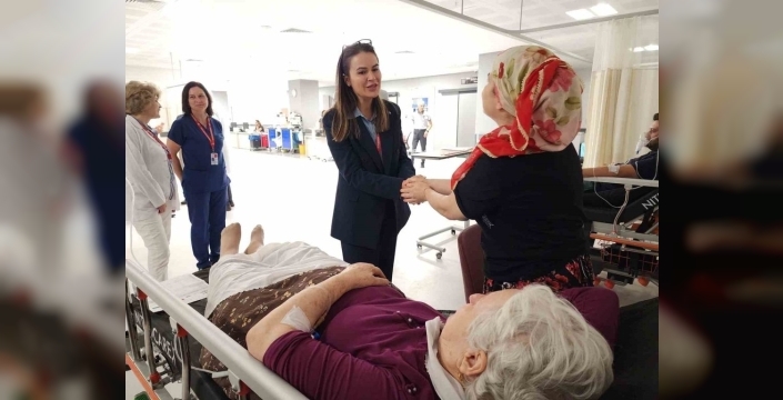 Şehir hastanesi acil servisi denetlendi