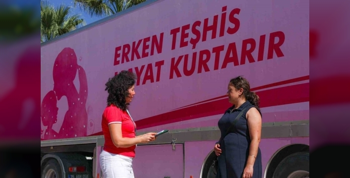 Seyyar kanser tarama aracı Pembe Prenses Aliağa'da hizmet verecek