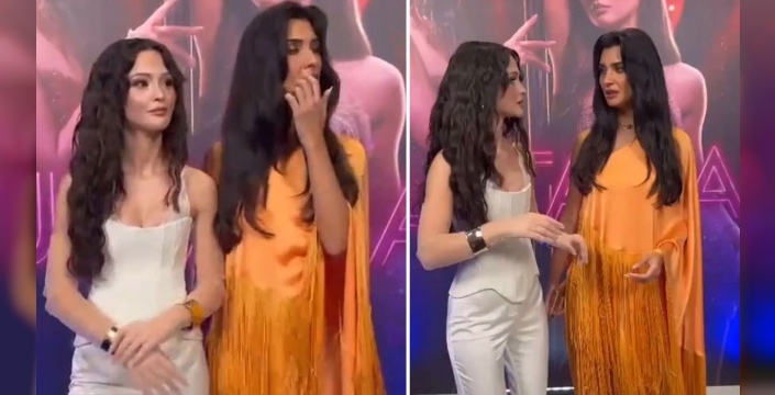 Sultana galasında Tuba Büyüküstün ve Derya Pınar Ak arasındaki diyalog dikkat çekti