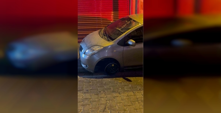 Tekirdağ'da jant üzerinde seyreden alkollü sürücü yakalandı