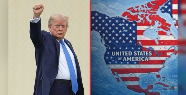 Trump'ın paylaştığı harita beş ülkeyi kapsadı