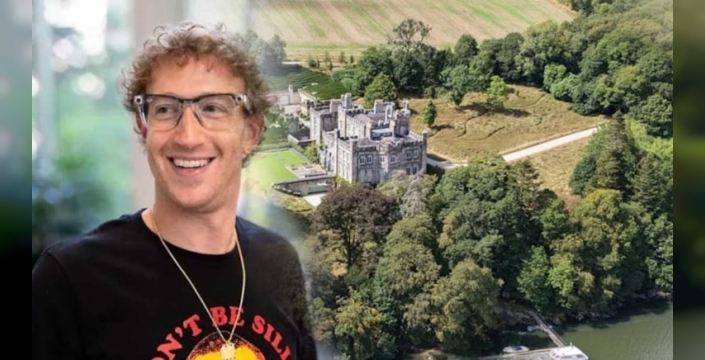 Zuckerberg İrlanda'da 200 yıllık kale aldı