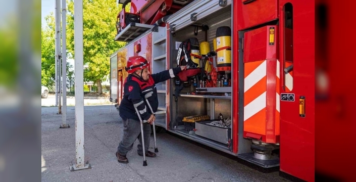 110 santimetreyle itfaiyecilik yapan Yaşar Karaduman'ın öyküsü