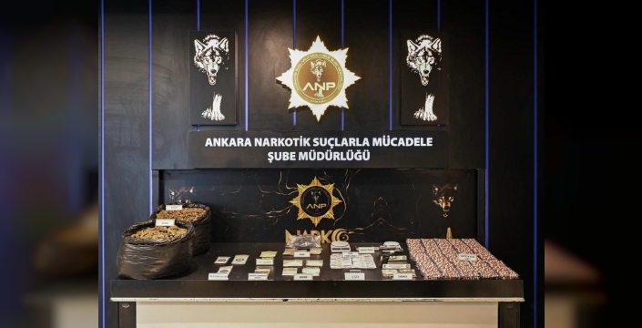 Ankara'da uyuşturucu operasyonu: 43 tutuklama