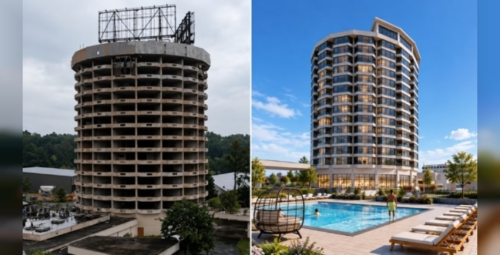 Atlanta'da terk edilmiş otel konut projesine dönüştürülecek