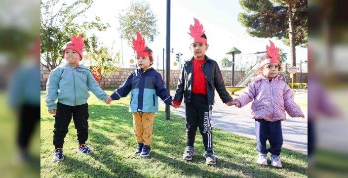 Aydın'daki çocuklara yangın ve acil durum eğitimi