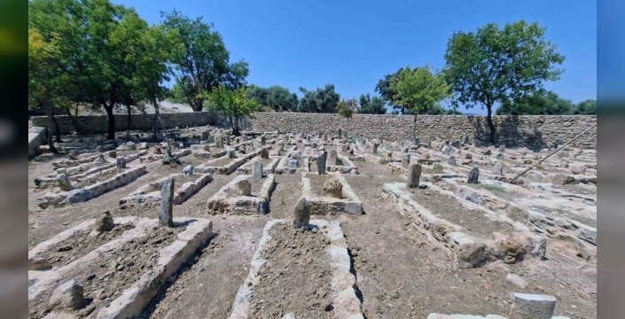 Beçin Kalesi'nde restorasyon hız kesmeden sürüyor