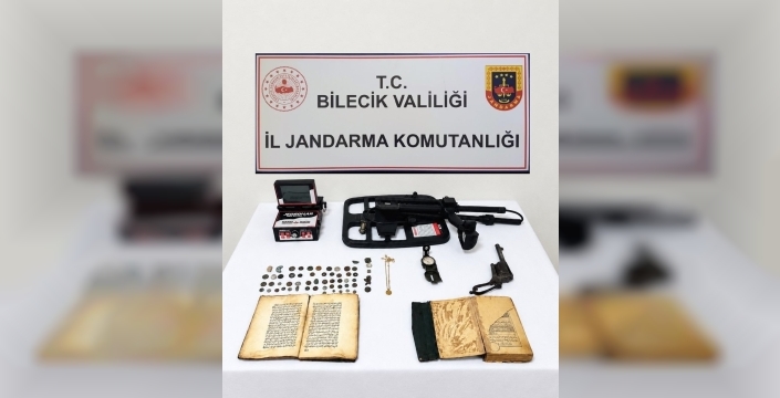Bilecik’te tarihi eser operasyonunda 51 sikke bulundu