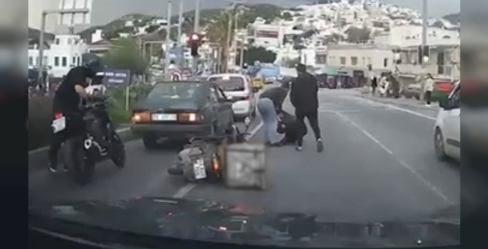 Bodrum'da kuryeyi darbeden iki kişiye 360 bin TL ceza
