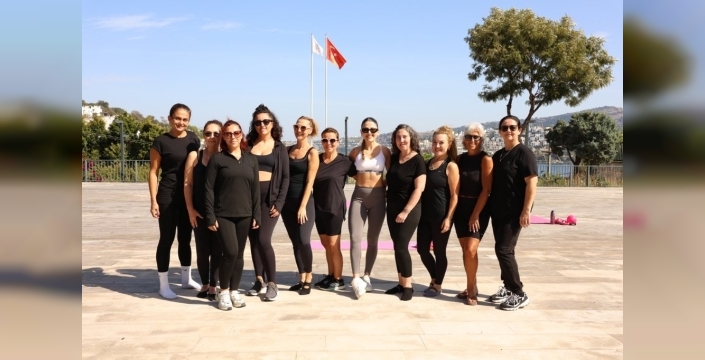 Bodrum'da pilates derslerine yoğun ilgi