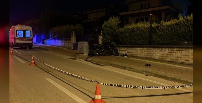 Bursa'da motosiklet kazasında sürücü hayatını kaybetti