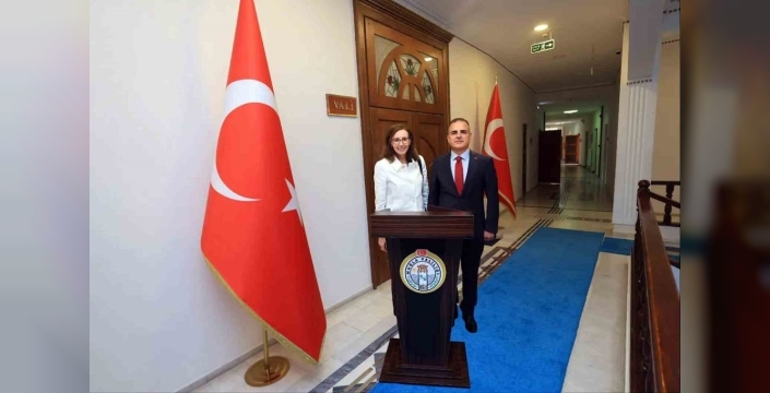 Büyükelçi Jennifer Anderson, Muğla Valisi'ni ziyaret etti