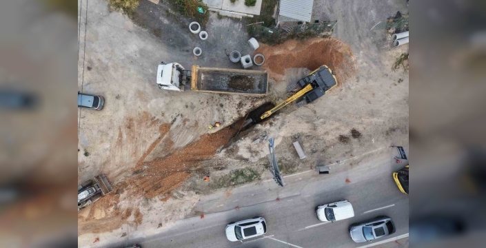 Büyükşehir'den altyapı mesaisi sürüyor