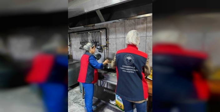 Çanakkale'de 29 öğrenci yurduna yemekhane denetimi