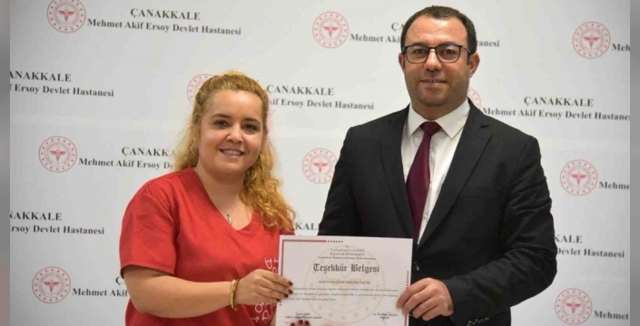 Çanakkale Devlet Hastanesi'ne sezaryen başarı belgesi verildi