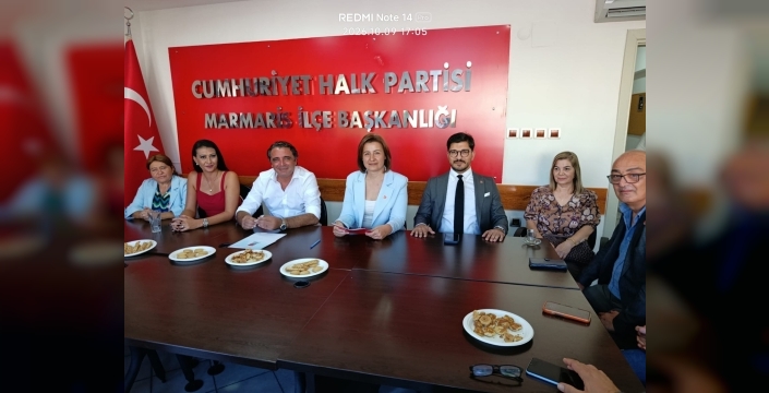 CHP MARMARİS’TE İLK BAŞKAN ADAYI MELTEM BULUT