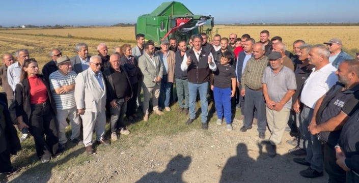 Çiftçiler maliyet artışına tepki gösterdi