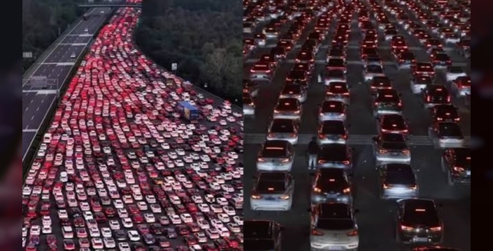 Çin'de Altın Hafta tatili trafik çilesine yol açtı