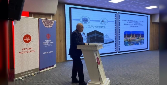 Denizli'de 186 kişiye umre hazırlığı anlatıldı